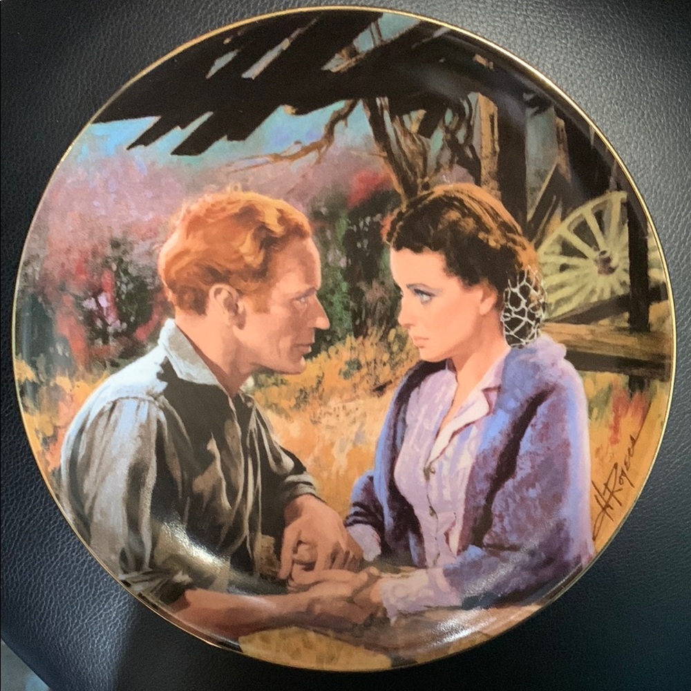 Vintage 1988 “gone with the wind “Golden anniversary series collection plate
